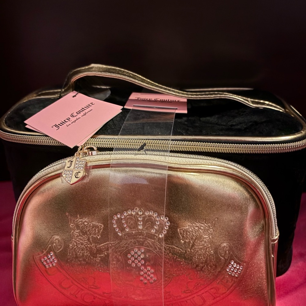 Juicy Couture Black and Gold Women's Bag Set